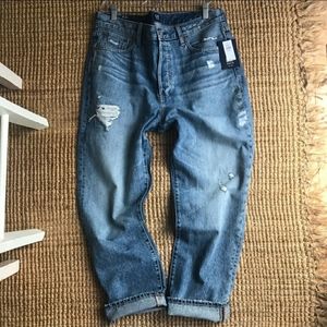 Mid rise boyfriend jeans size 14/32